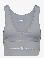 Svea - W. Reversible top - crop tops - light grey - 0