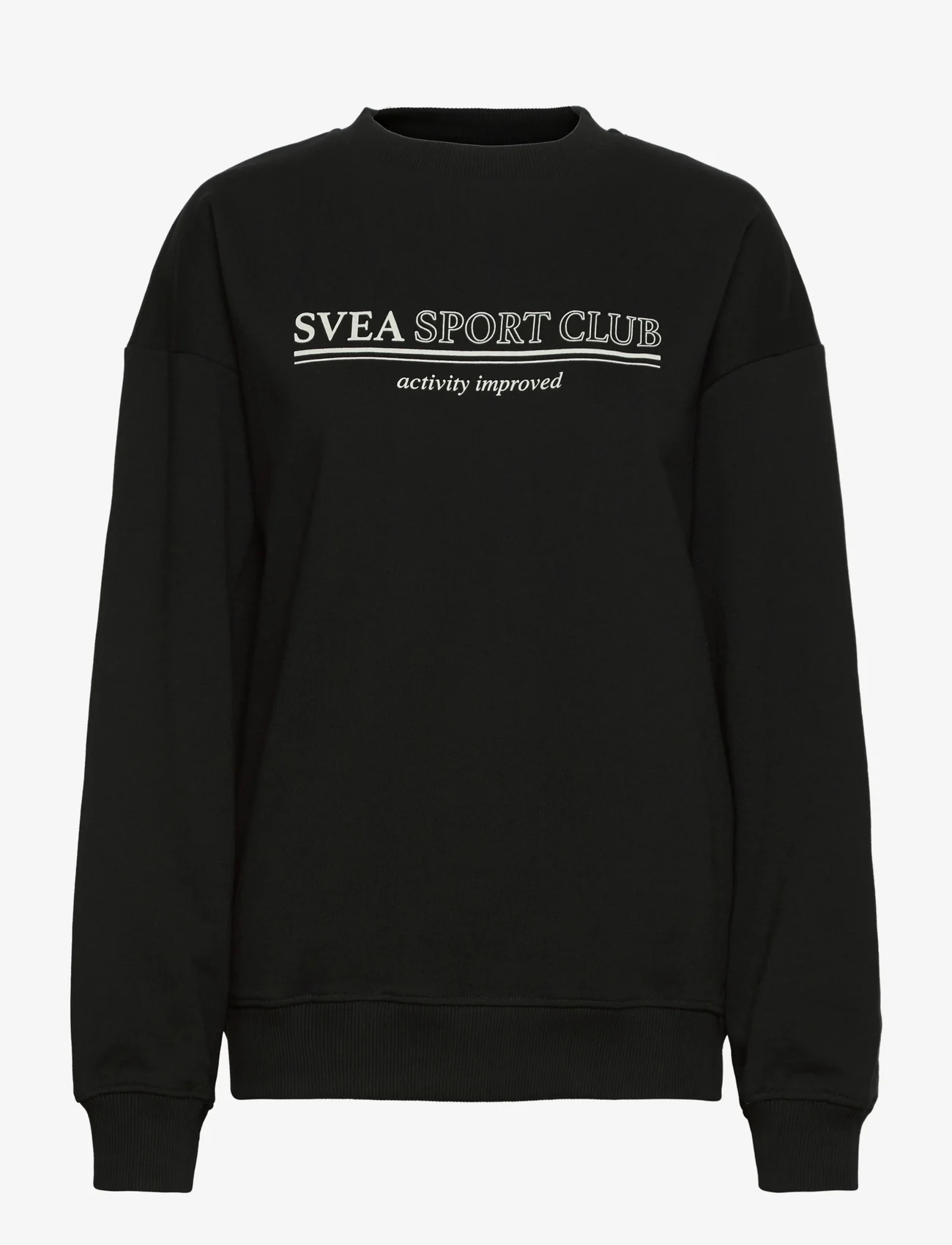 Svea - W. Sporty Sweat - sweatshirts - black - 0