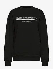 Svea - W. Sporty Sweat - sweatshirts & kapuzenpullover - black - 0