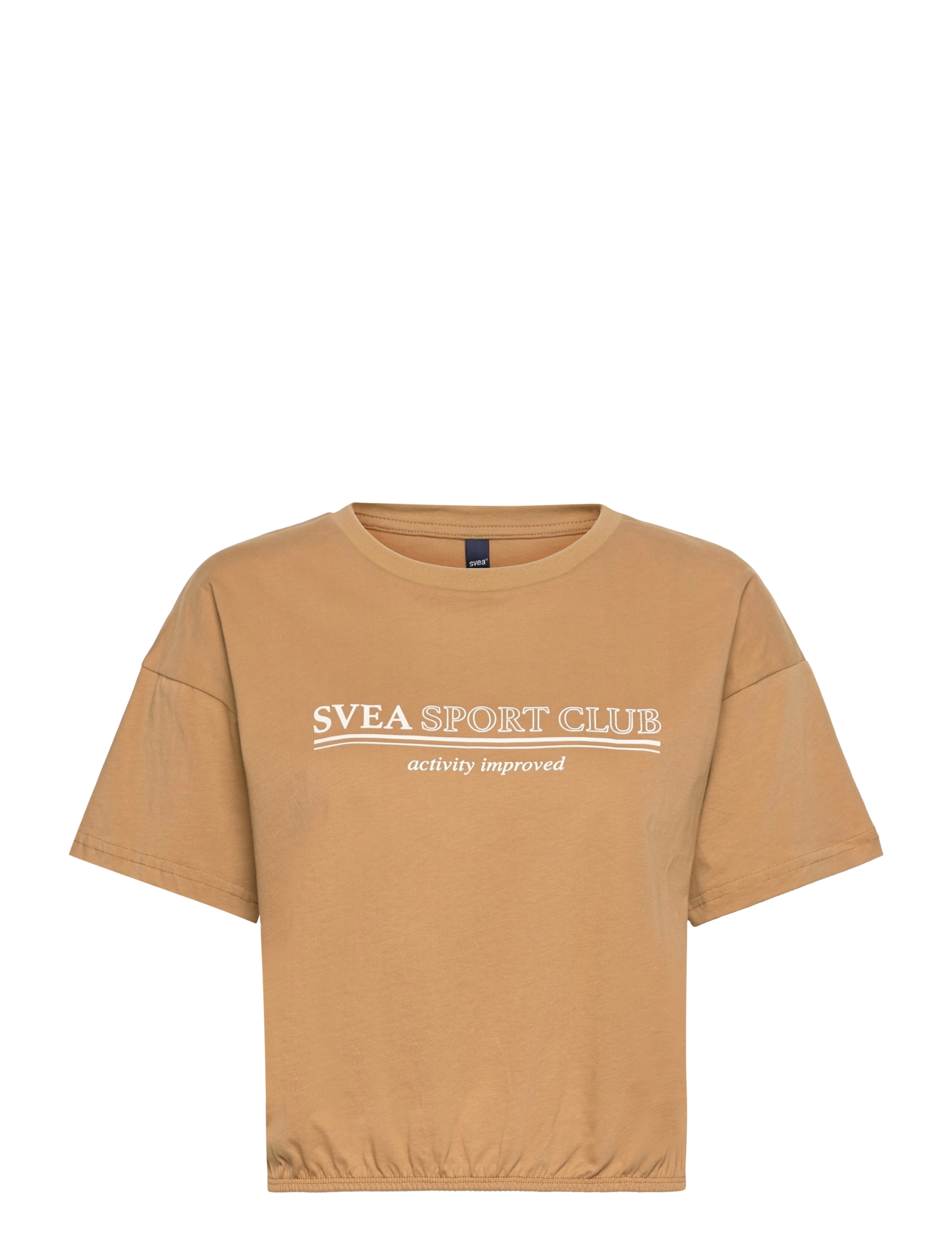 SVEA W. Elastic T-Shirt Khaki - M - Damen