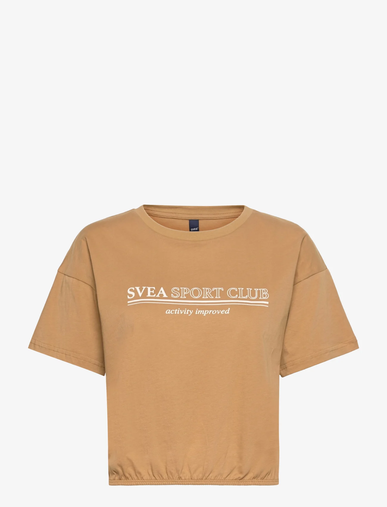 Svea - W. Elastic T-Shirt - t-skjorter - khaki - 0