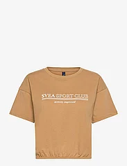 Svea - W. Elastic T-Shirt - mažiausios kainos - khaki - 0