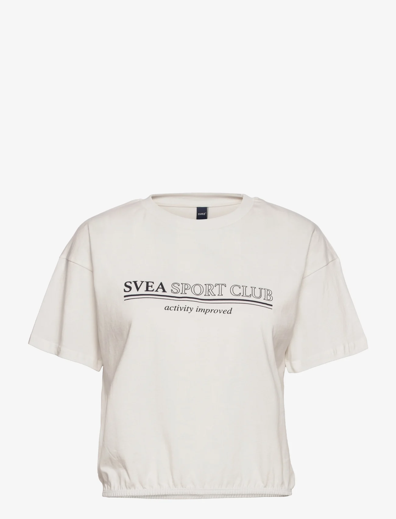 Svea - W. Elastic T-Shirt - t-shirts - offwhite - 0