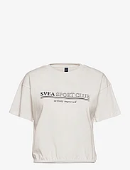 Svea - W. Elastic T-Shirt - t-shirts - offwhite - 0