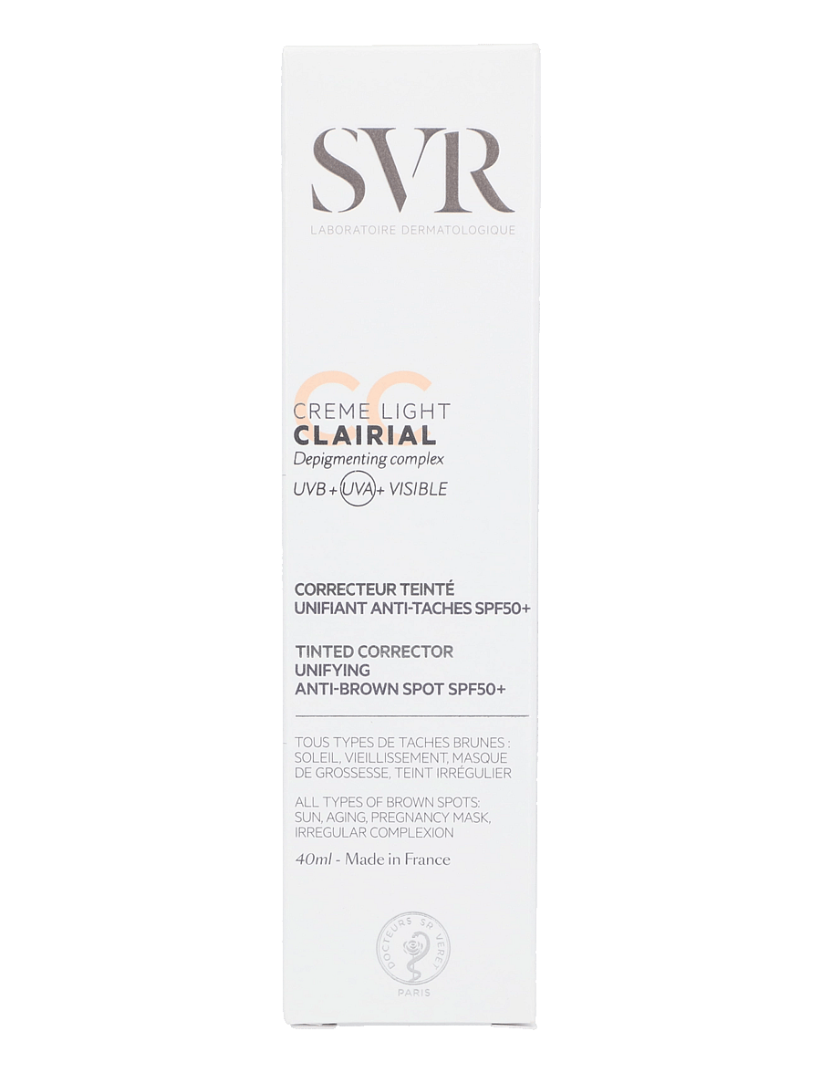 SVR - Clairial CC Cream SPF50+ Light - smink - clear - 1