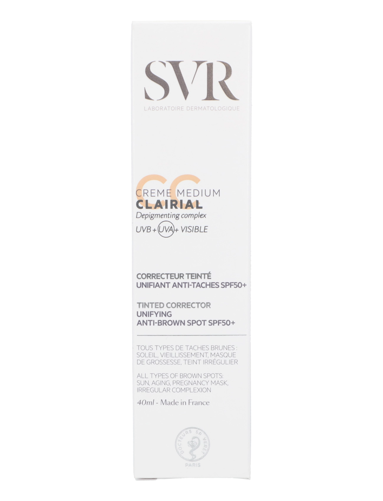 SVR - Clairial CC Cream SPF50+ Medium - makeup - clear - 1