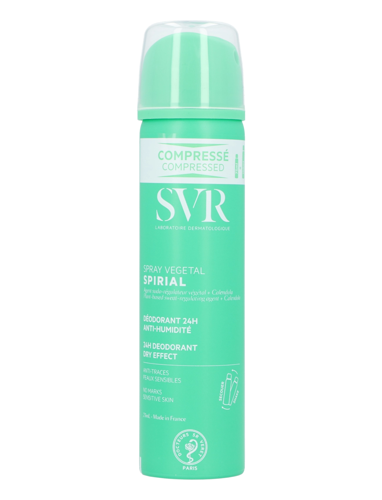 SVR Spirial Plant-Based Spray, Spray, Nude, Str: 75 ML
