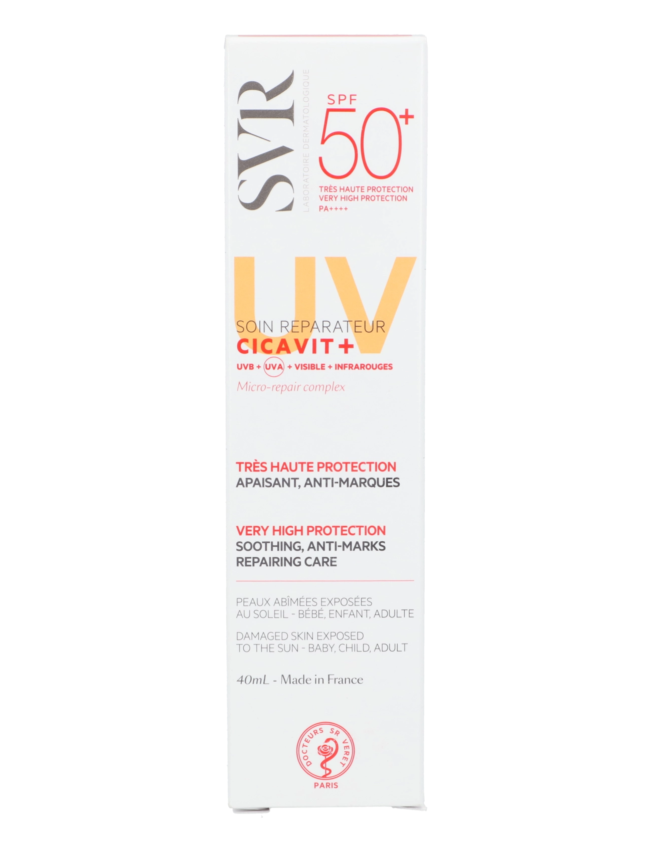 SVR - Cicavit+ Cream SPF50+ - för ansiktet - clear - 1
