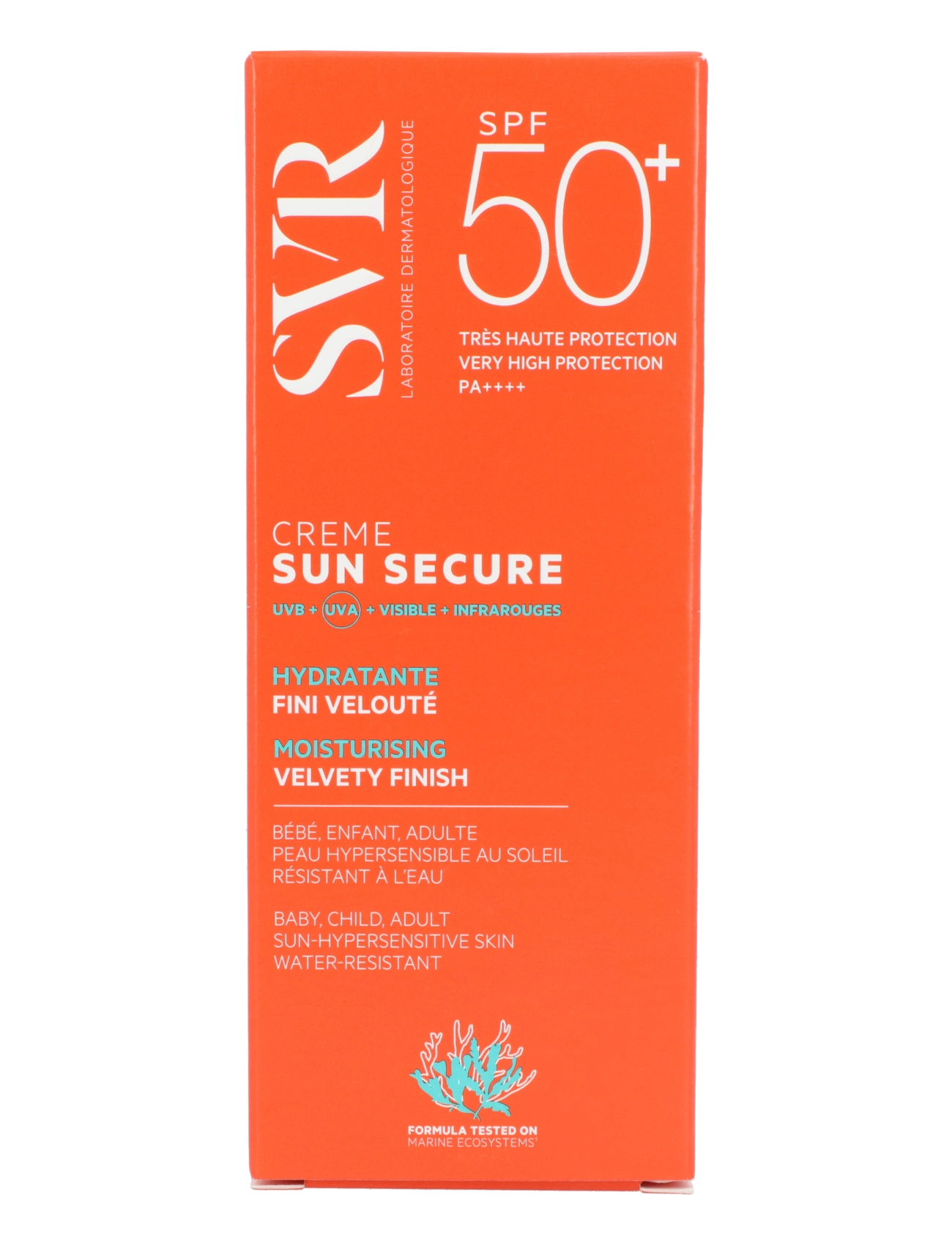 SVR - Sun Secure Cream SPF50+ - för kroppen - clear - 1