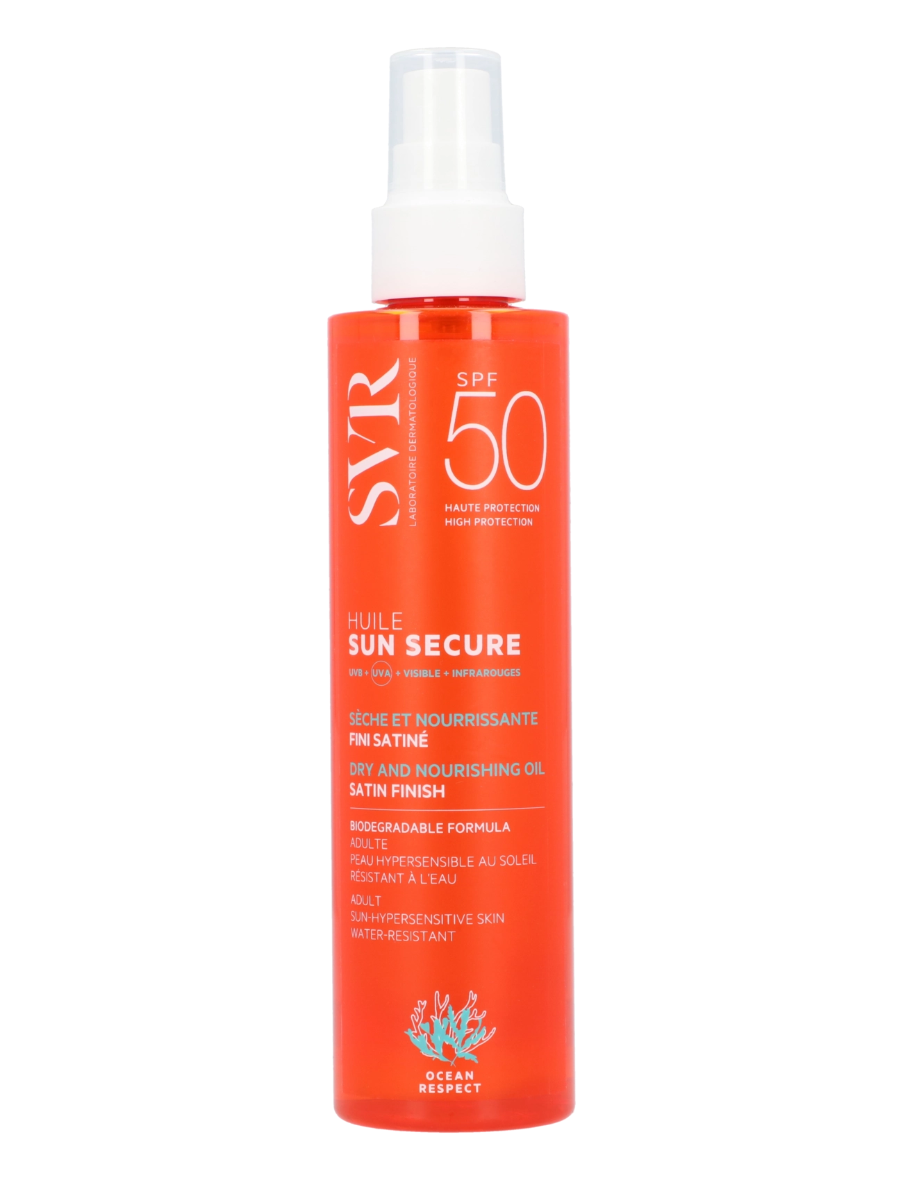 SVR Sun Secure Dry Oil Spf50, 200 ml, Care, Nackt - Body, Beauty
