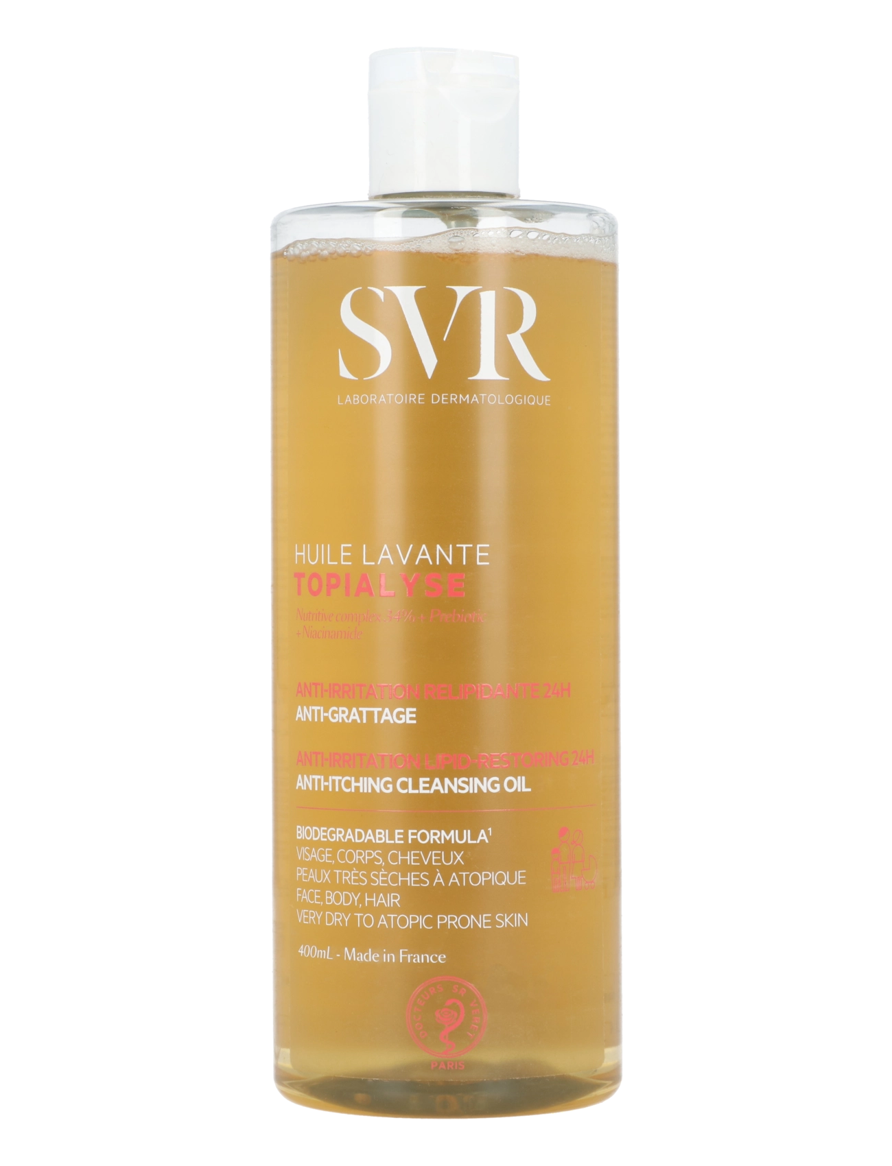 SVR Topialyse Cleansing Oil, 400 ml, Cleansers, Nackt - Oil Cleanser, Beauty