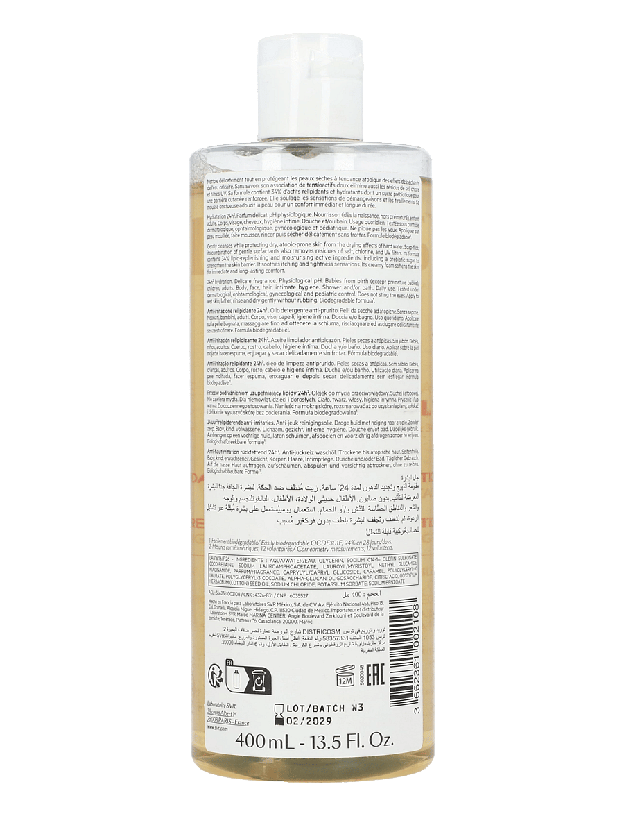 SVR - Topialyse Cleansing Oil - rengöringsolja - clear - 1