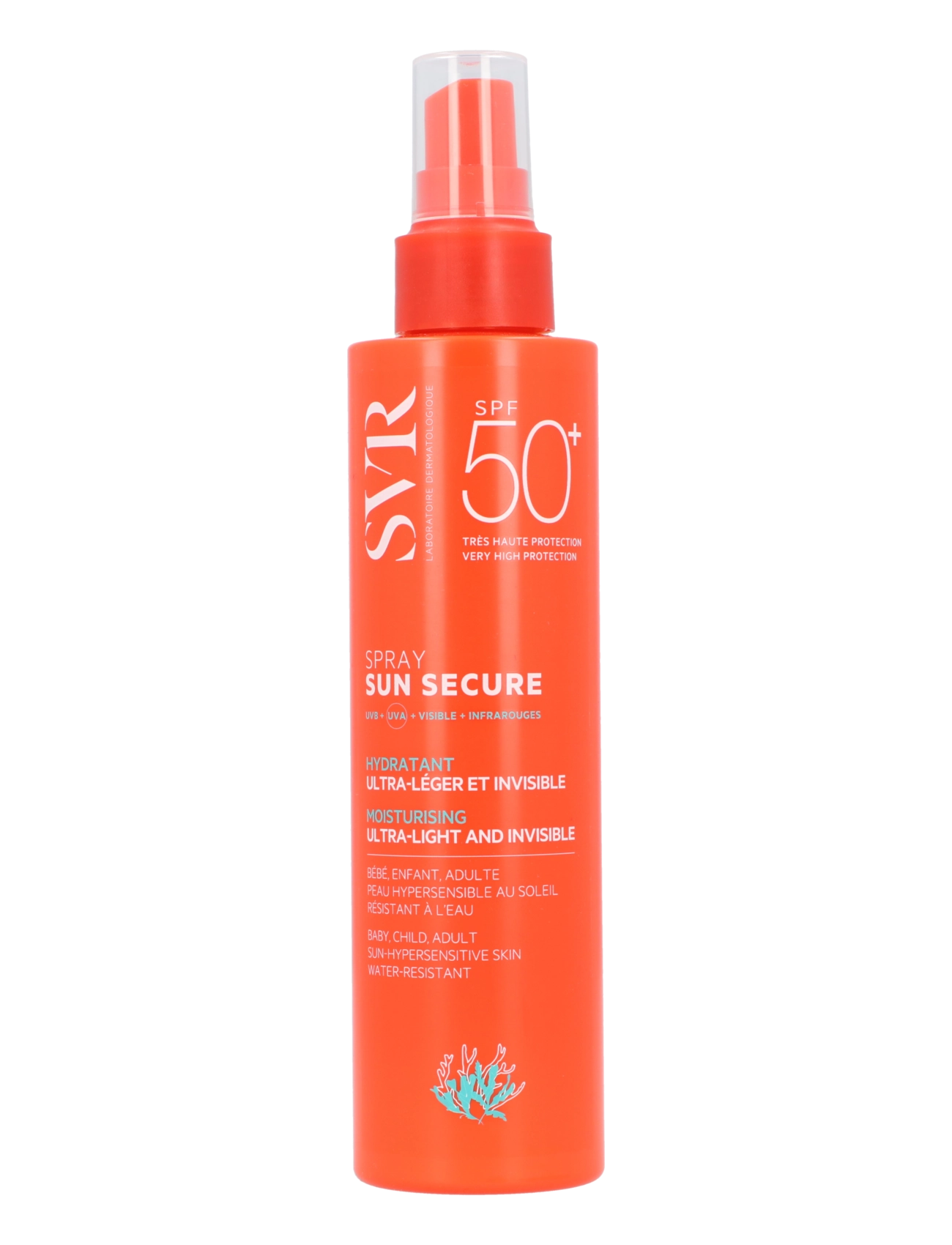 SVR Sun Secure Spray Spf50+, 200 ml, Care, Nackt - Body, Beauty