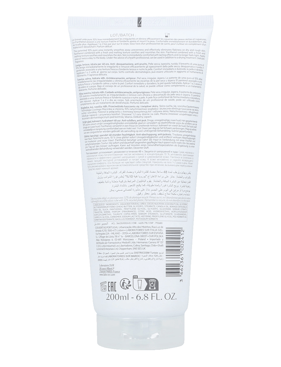 SVR - Xerial 10 Milk - lotion & cream - clear - 1