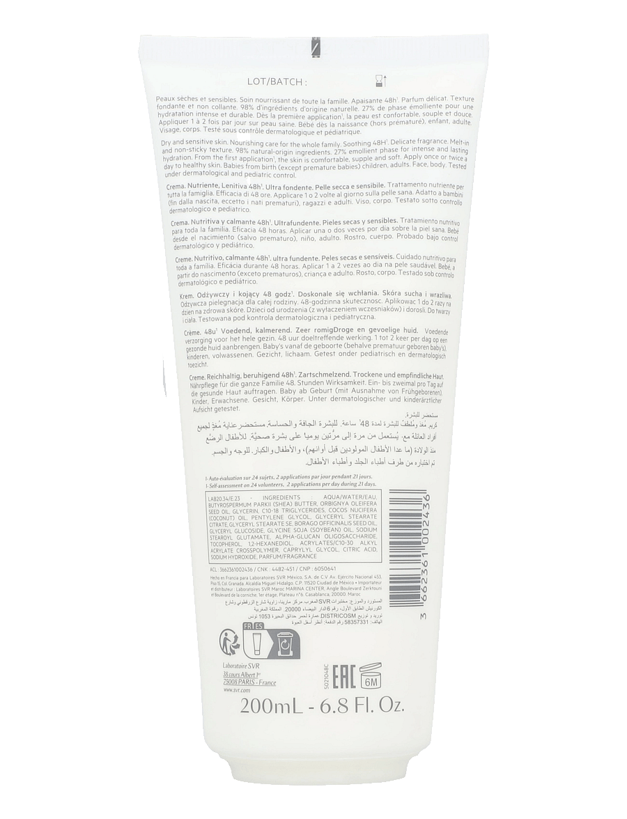 SVR - Topialyse Cream - fuktkrämer - clear - 1