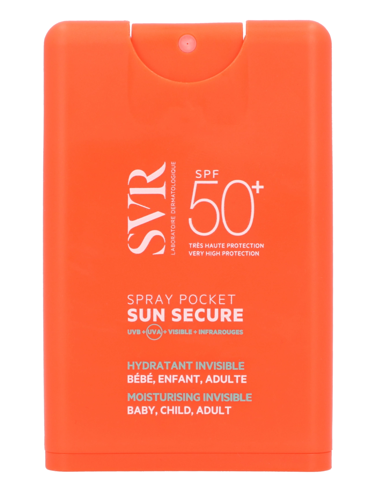 SVR Sun Secure Pocket Spray Spf50+, 20 ml, Care, Nackt - Body, Beauty