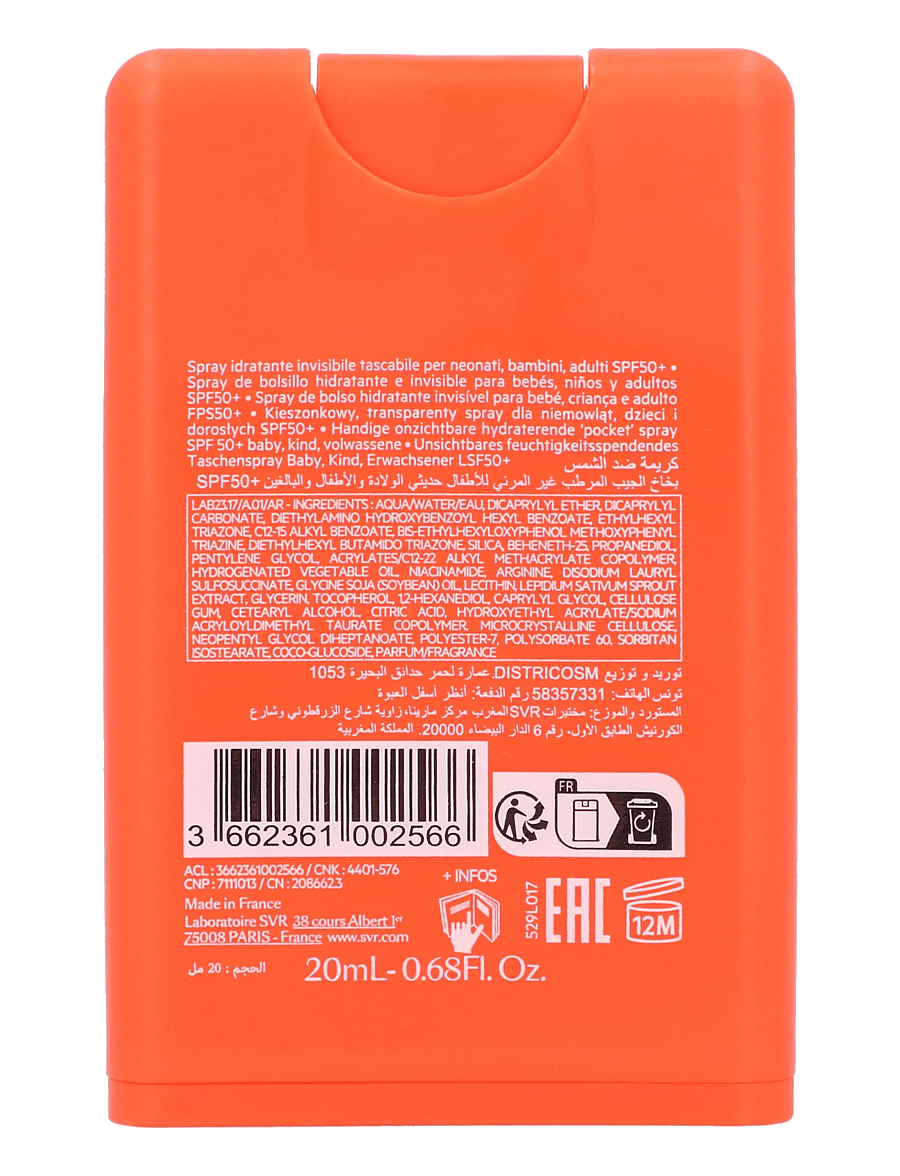 SVR - Sun Secure Pocket Spray SPF50+ - clear - 1