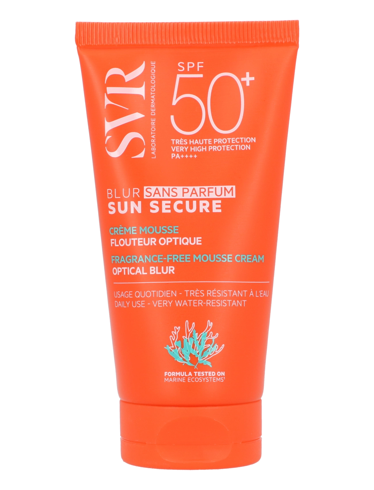 SVR Sun Secure Blur Fragrance-Free Spf50+, 50 ml, Care, Nackt - Face, Beauty