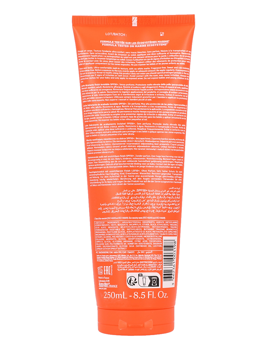 SVR - Sun Secure Fragrance-Free Milk SPF50+ - för kroppen - clear - 1