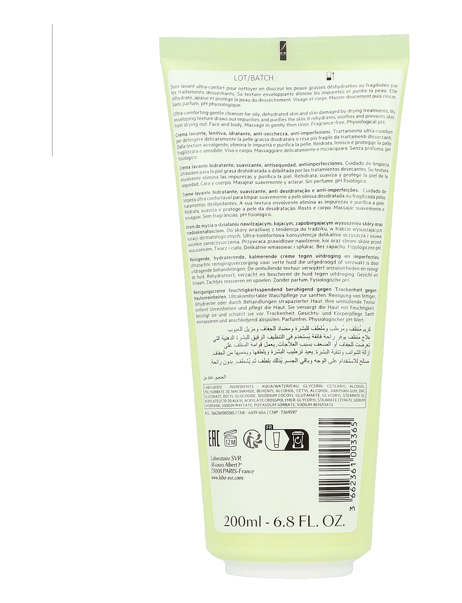 SVR - Sebiaclear Cleansing Cream - puhdistusvoiteet - clear - 1