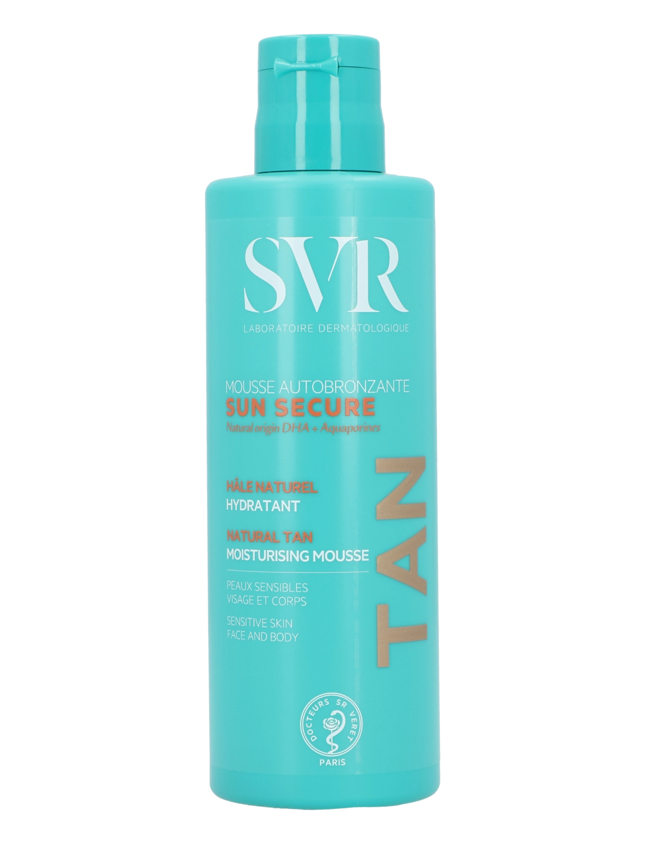 SVR Sun Secure Self-Tanning Mousse, Mousse, Nude, Str: 150 ML