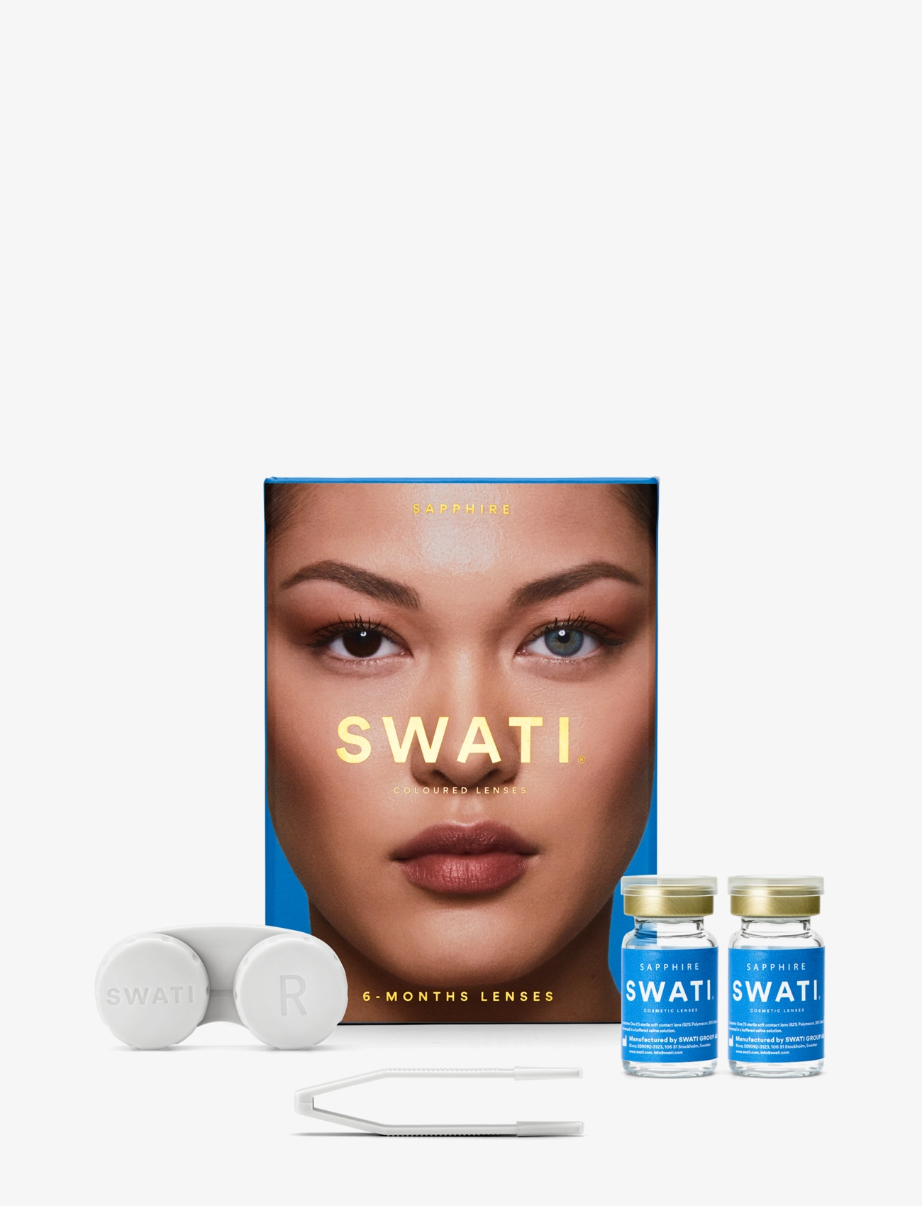 SWATI Cosmetics SAPPHIRE - 6 MONTHS - SWATI - SAPPHIRE / clear