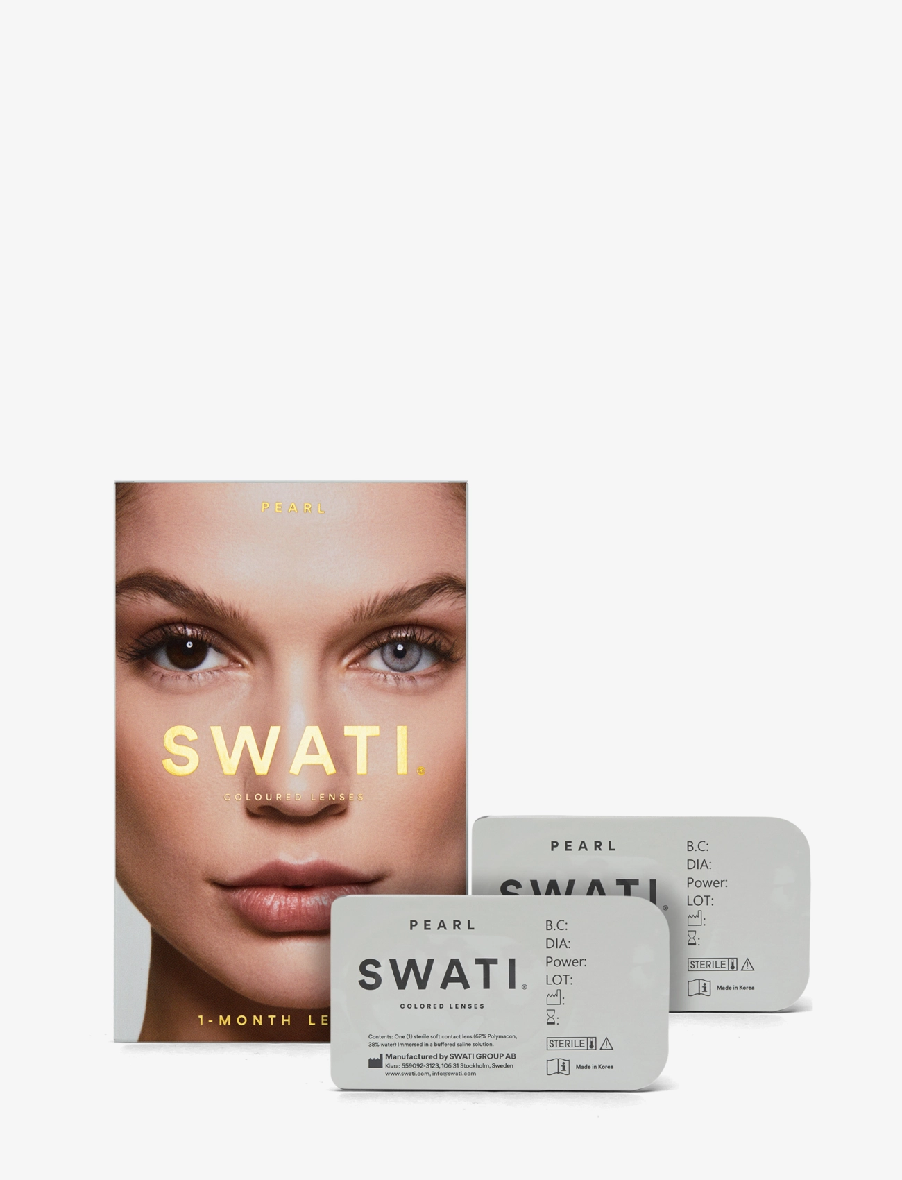 SWATI Cosmetics PEARL - 1 MONTH - SWATI - PEARL / clear
