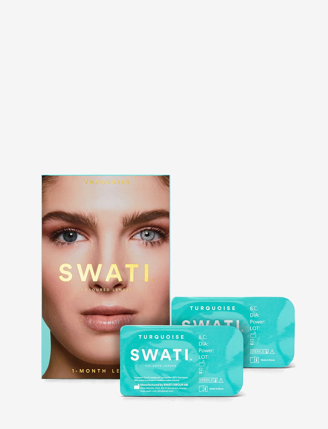 SWATI Cosmetics - TURQUOISE- 1 MONTH - smink - turquoise - 1