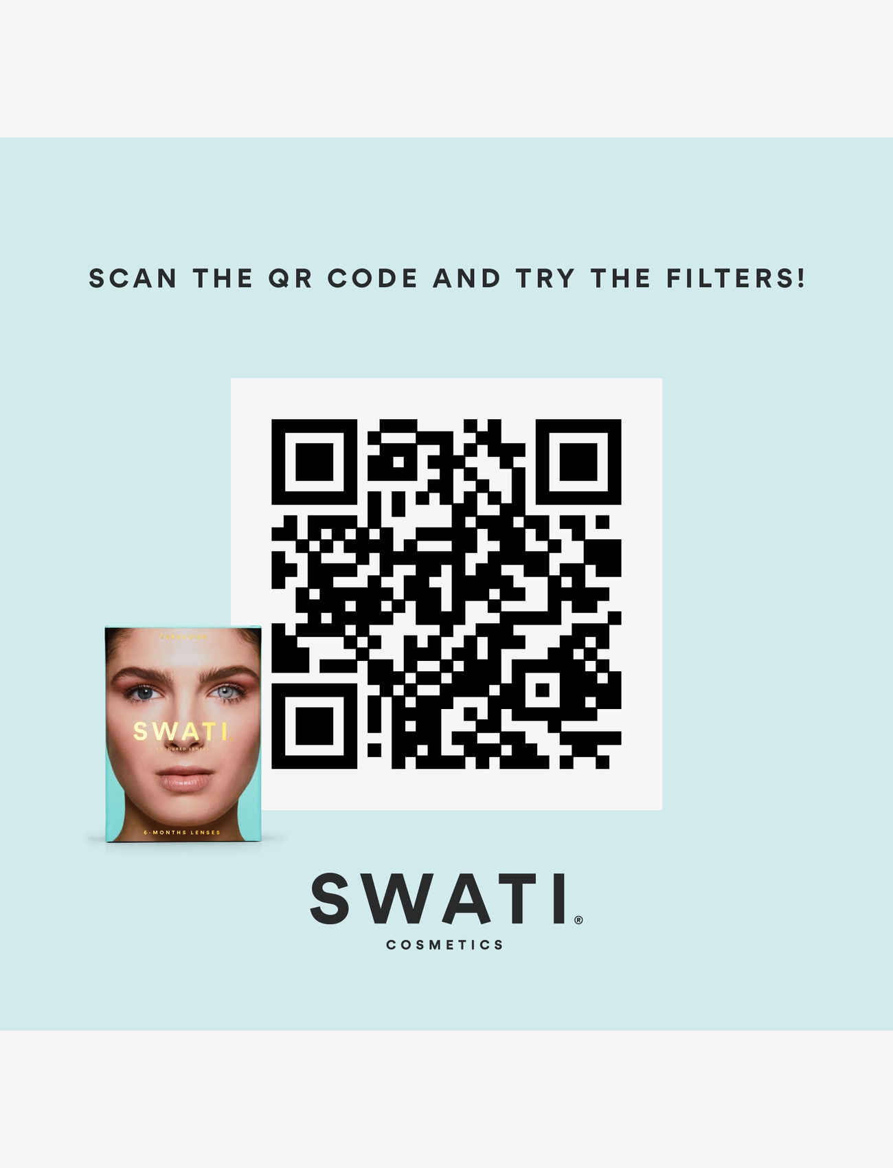 SWATI Cosmetics - TURQUOISE- 1 MONTH - Ögon & bryn  - turquoise - 2