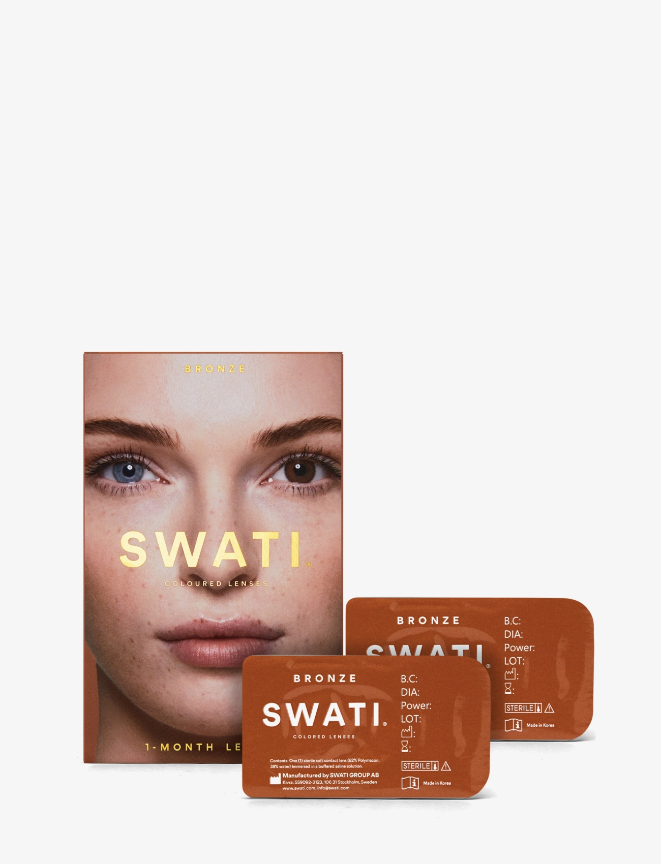 SWATI Cosmetics BRONZE- 1 MONTH - SWATI - BRONZE / clear