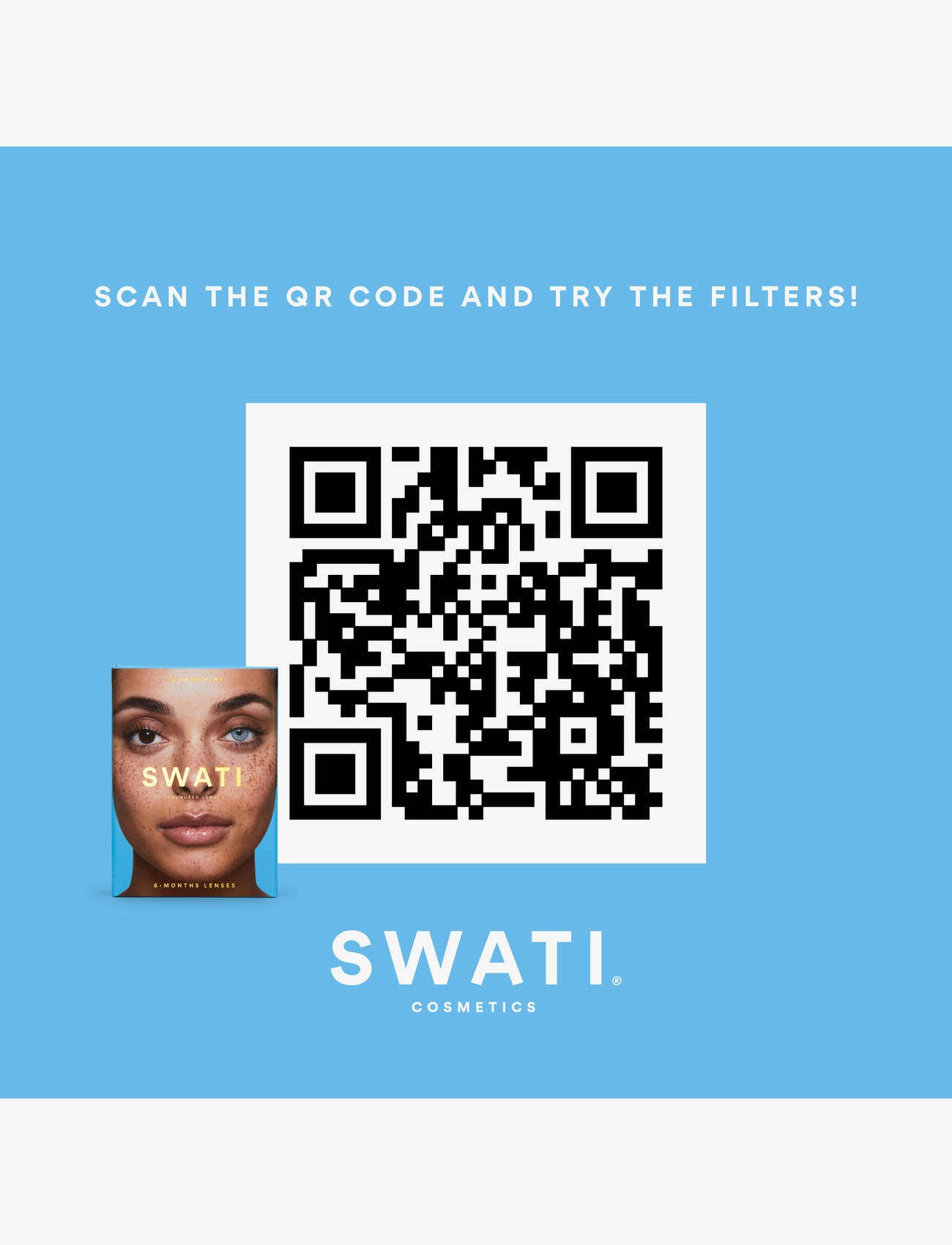 SWATI Cosmetics - AQUAMARINE- 1 MONTH - Ögon & bryn  - aquamarine - 2