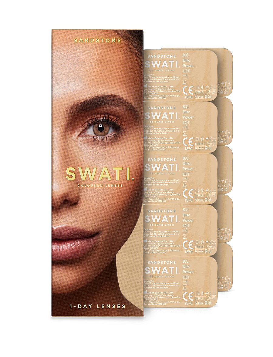 SWATI Cosmetics - SANSTONE 1-DAY LENSES (2x5 pairs) - makeup - sandstone - 1