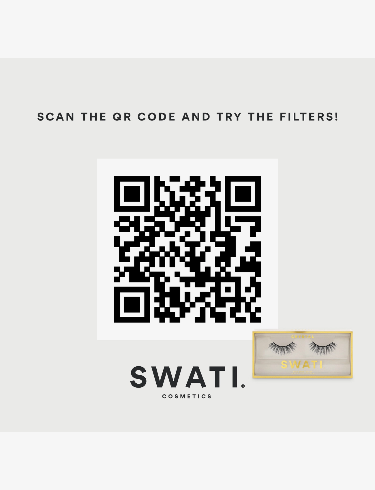 SWATI Cosmetics - CRYSTAL – Faux Mink Lashes - smink - crystal - 2