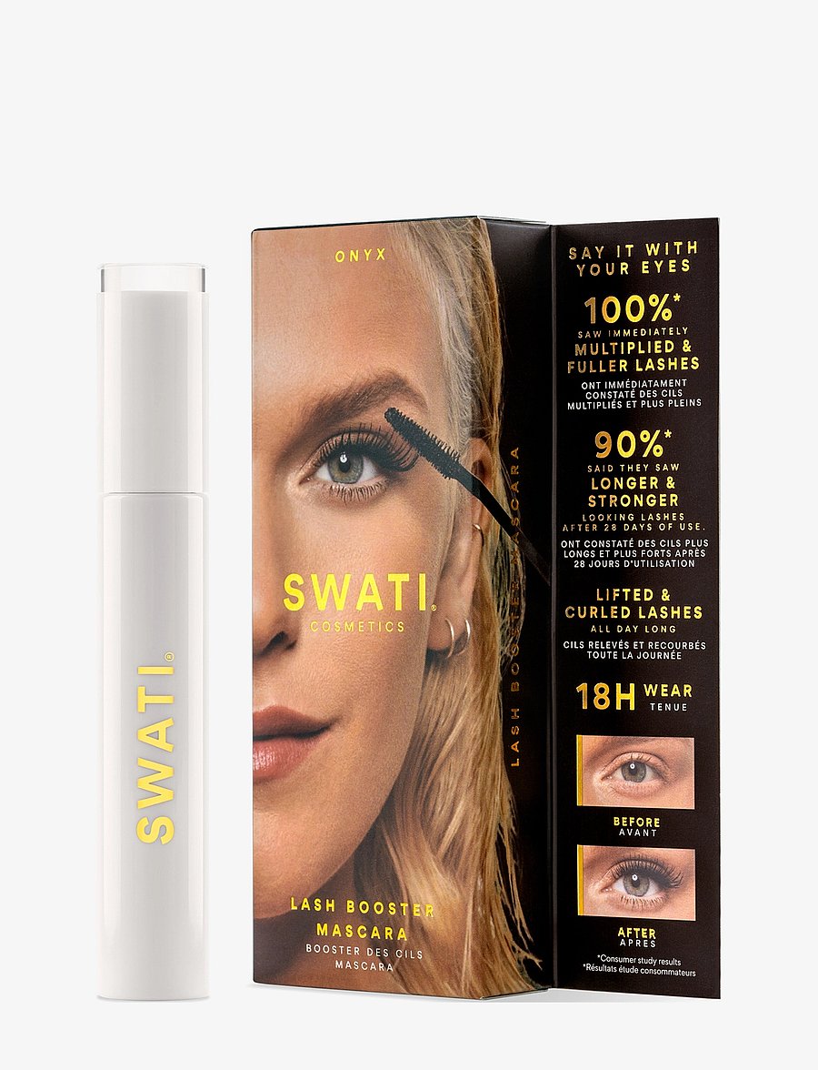 SWATI Cosmetics - ONYX Lash Booster Mascara - silmad ja kulmud - black - 1