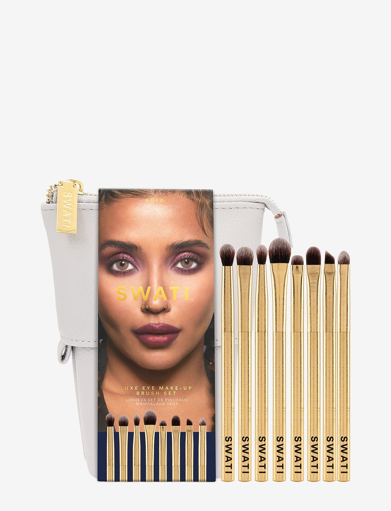 SWATI Cosmetics - DELUXE EYE BRUSH SET - 8 Pcs - makeup - na - 0