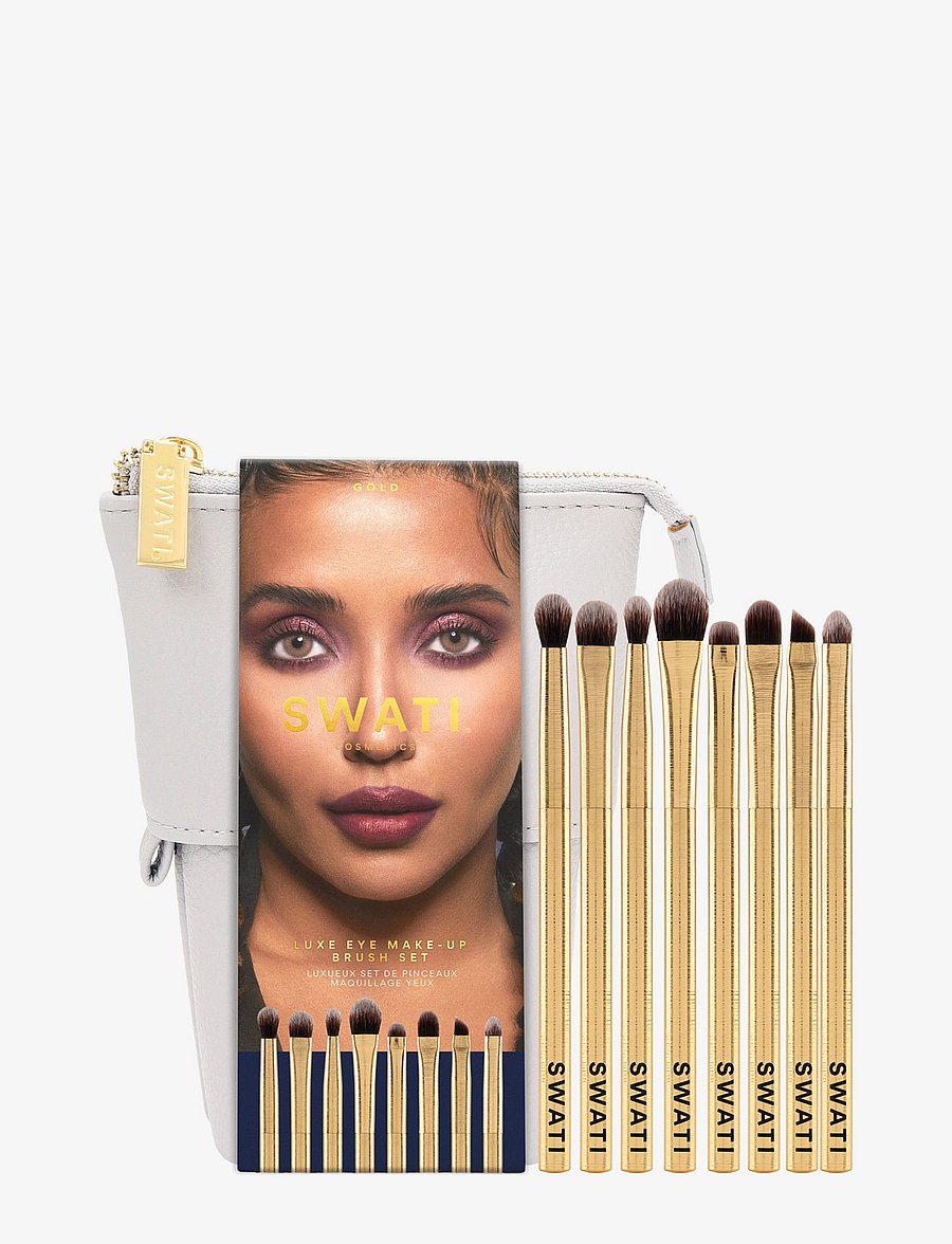 SWATI Cosmetics - DELUXE EYE BRUSH SET - 8 Pcs - makeup - na - 0