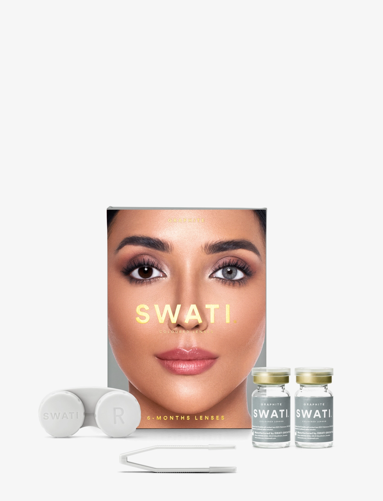 SWATI Cosmetics GRAPHITE- 6 MONTHS - SWATI - GRAPHITE / clear