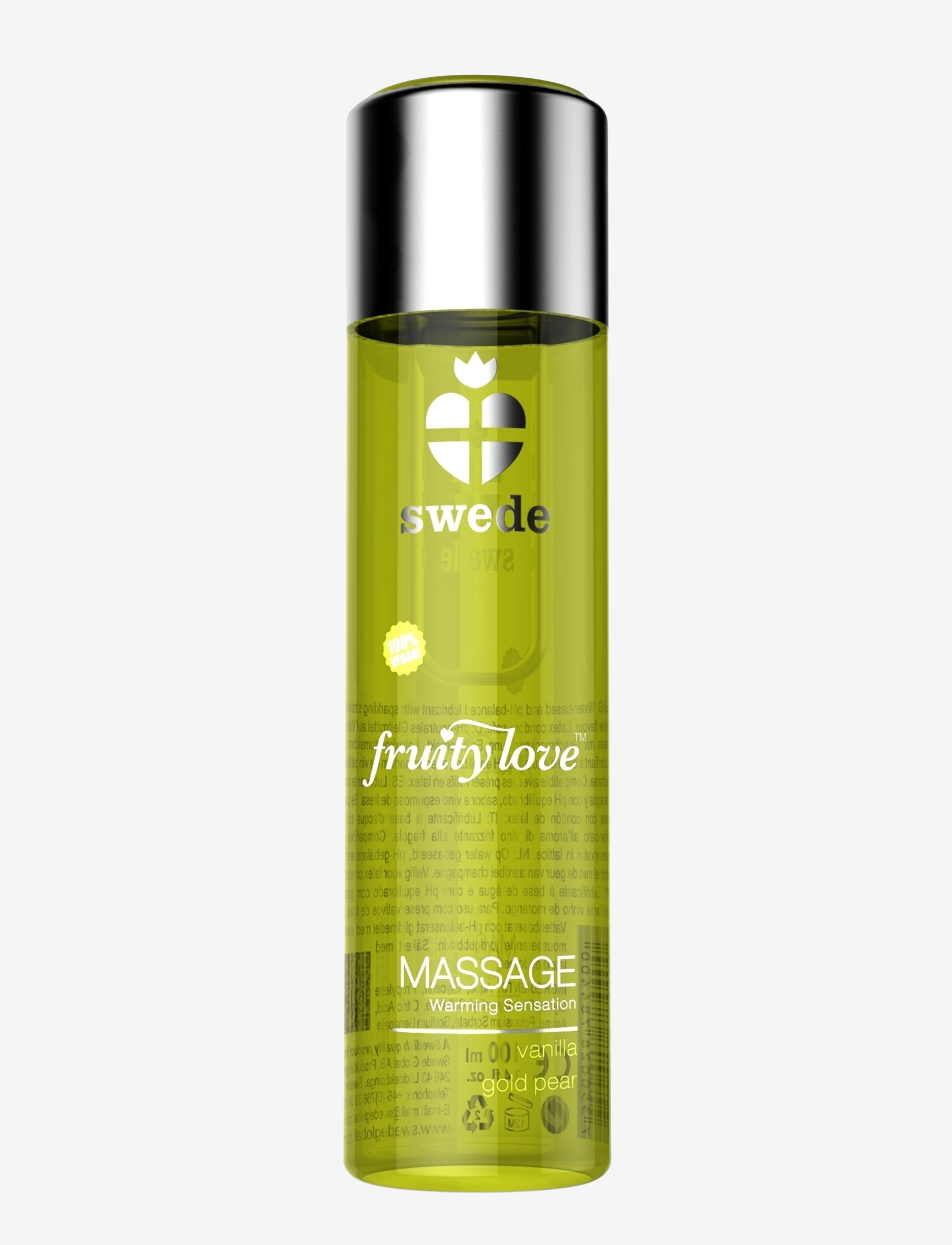 Swede Swede Fruity Love Vanilla Gold Pear, 60 ml, Yellow, Krop > Kropsolier, Dame