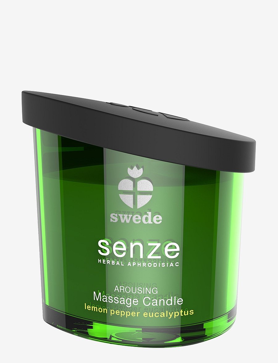 Swede - Swede Arousing Massage Candle - Lemon Pepper Eucalyptus - sex & intimacy - green - 0