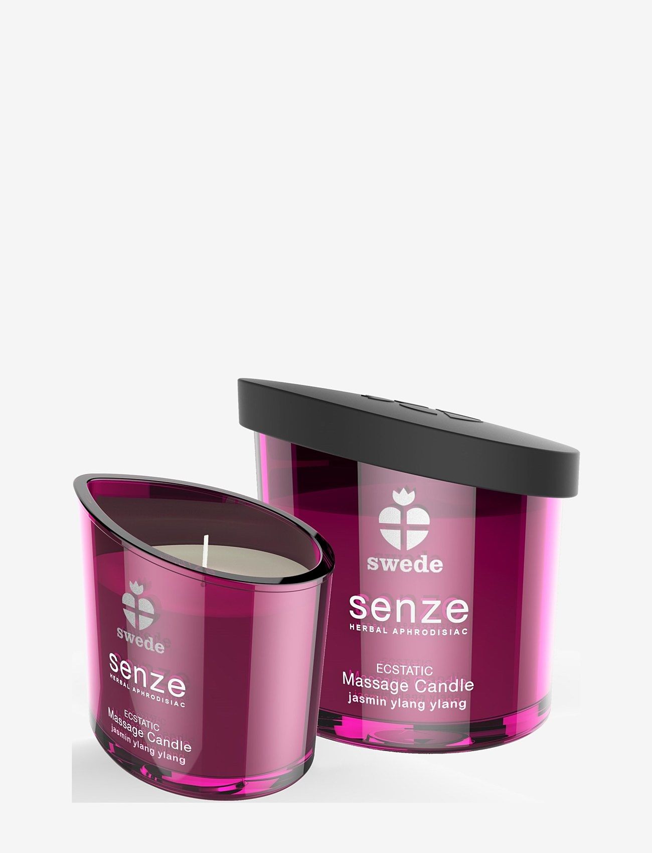 Swede - Swede Ecstatic Massage Candle - Jasmine Ylang Ylang - glidecreme & olier - pink - 1