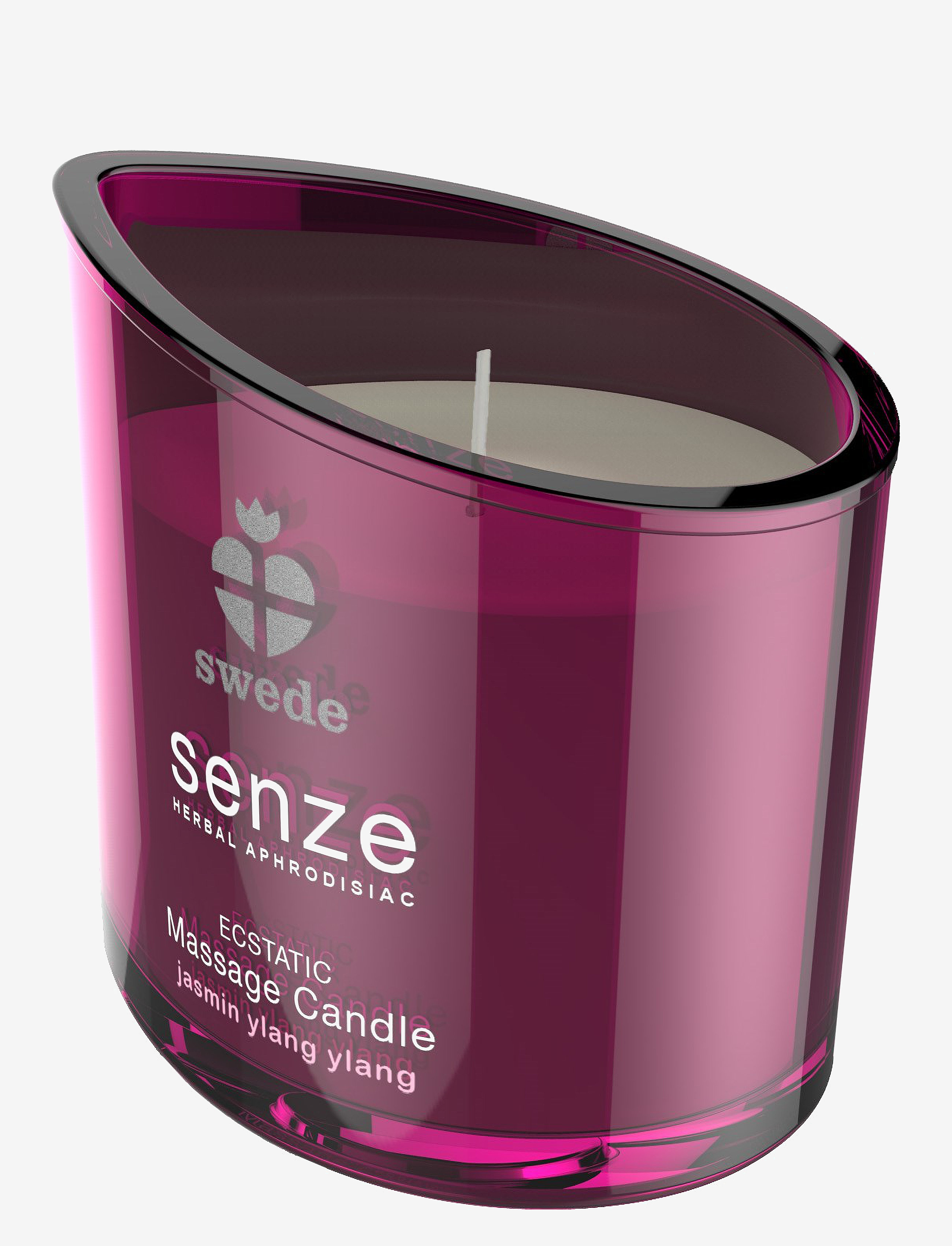 Swede - Swede Ecstatic Massage Candle - Jasmine Ylang Ylang - glidecreme & olier - pink - 2