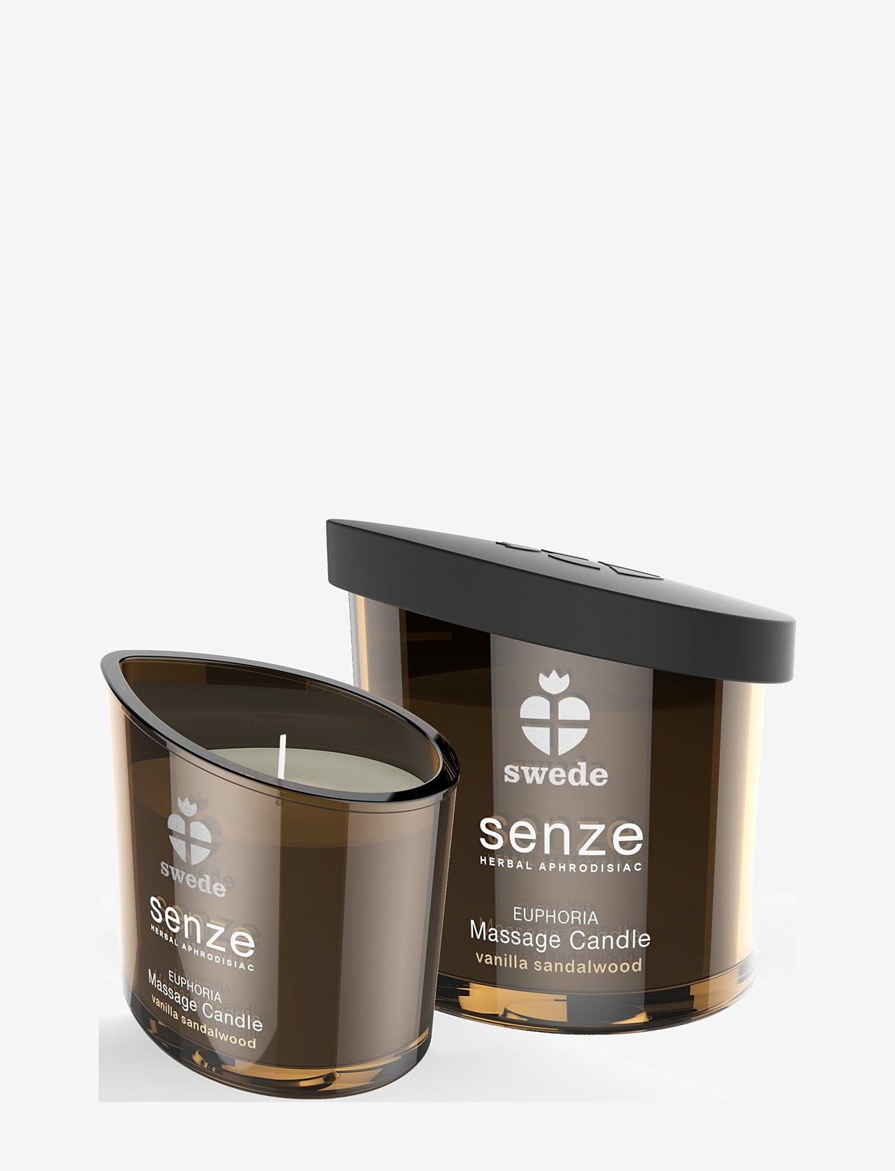 Swede - Swede Euphoria Massage Candle - Vanilla Sandalwood - glidecreme & olier - brown - 3