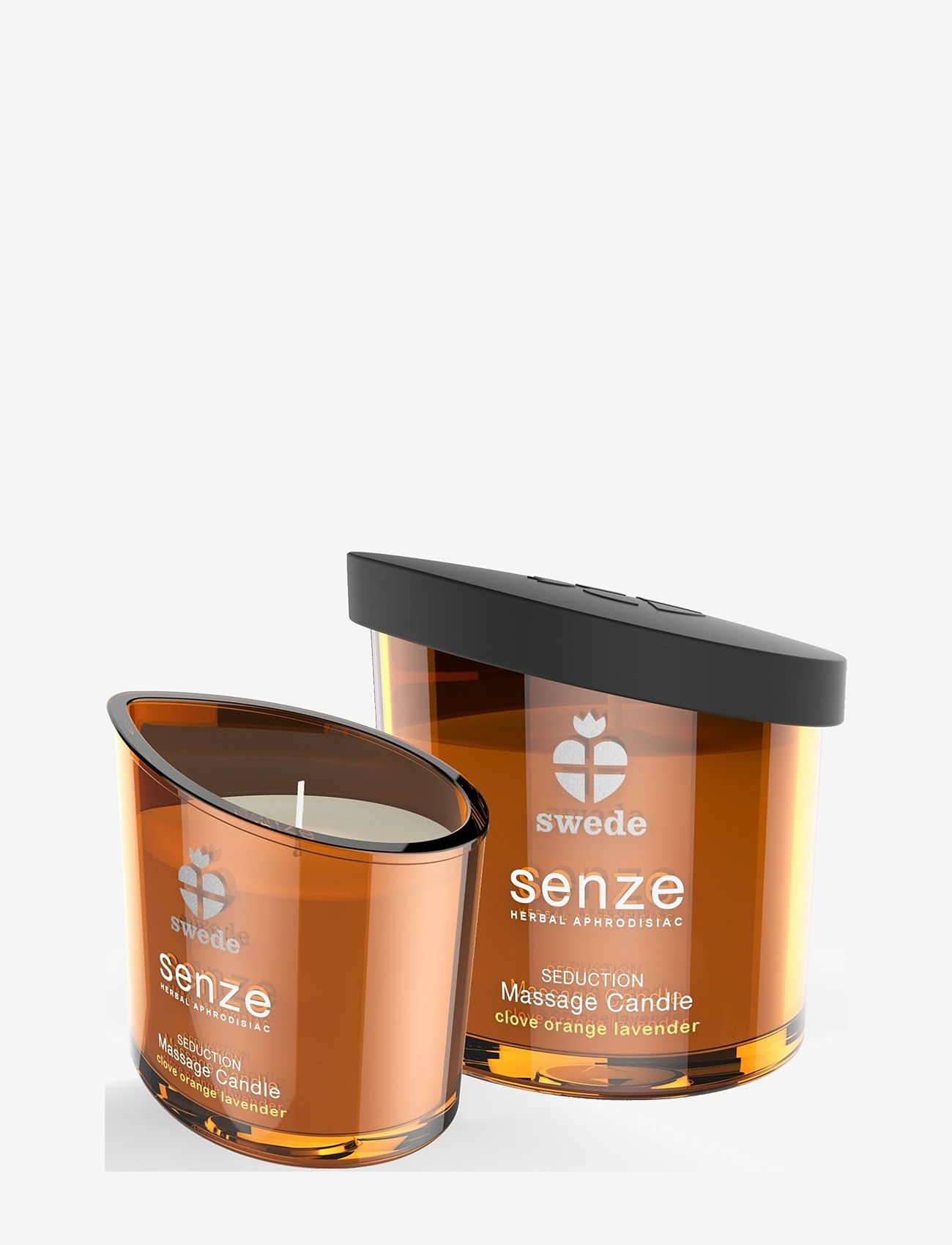 Swede - Swede Seduction Massage Candle - Clove Orange Lavender - sex & intimacy - orange - 1