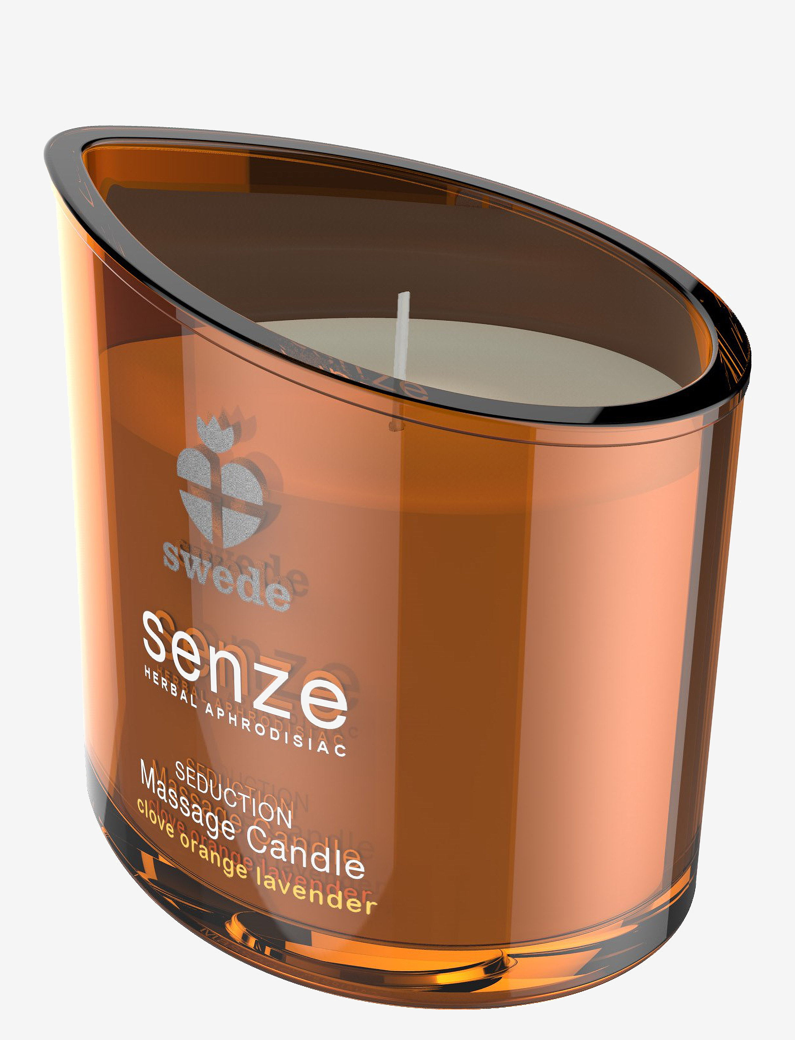 Swede - Swede Seduction Massage Candle - Clove Orange Lavender - sex & intimacy - orange - 2