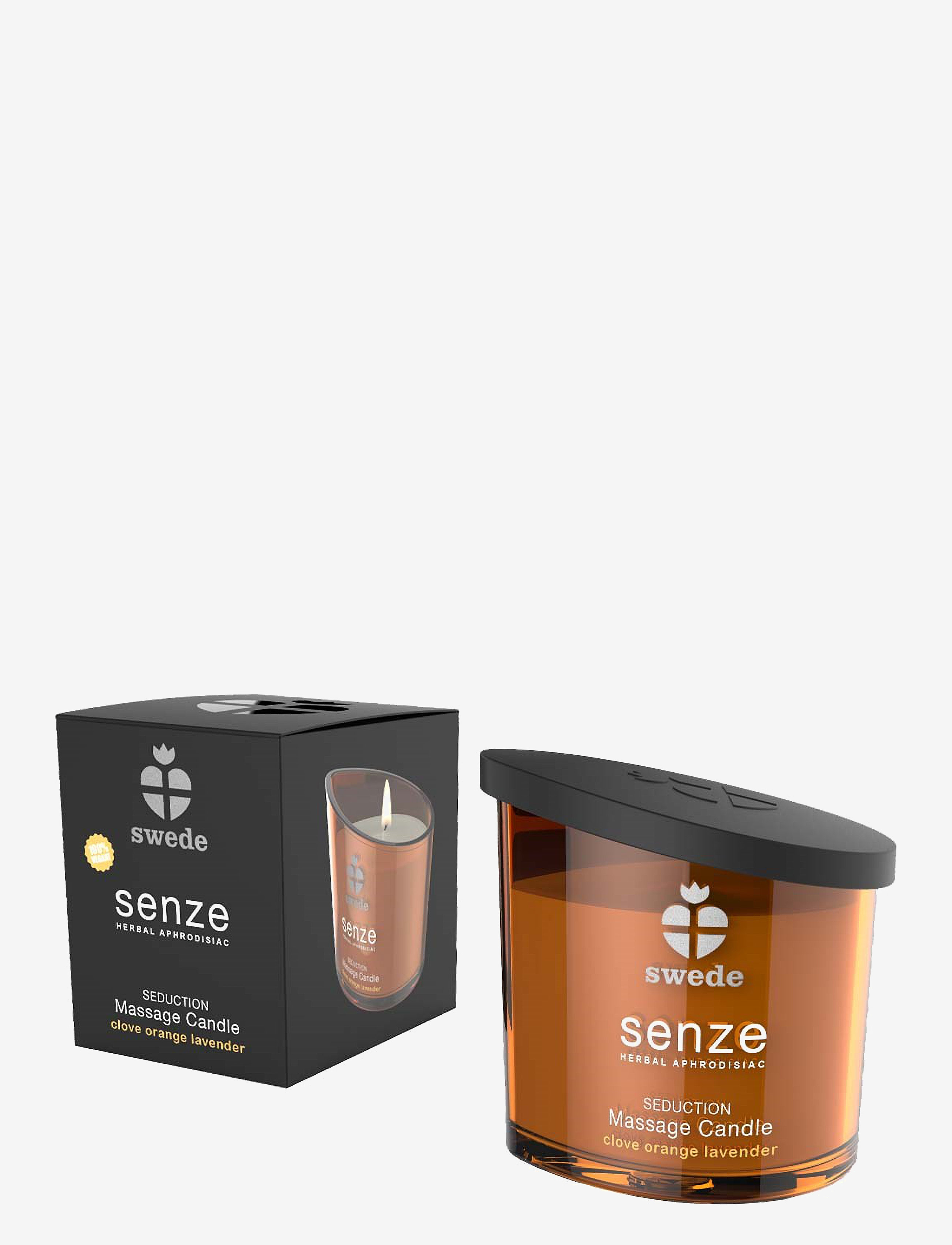 Swede - Swede Seduction Massage Candle - Clove Orange Lavender - sex & intimacy - orange - 3