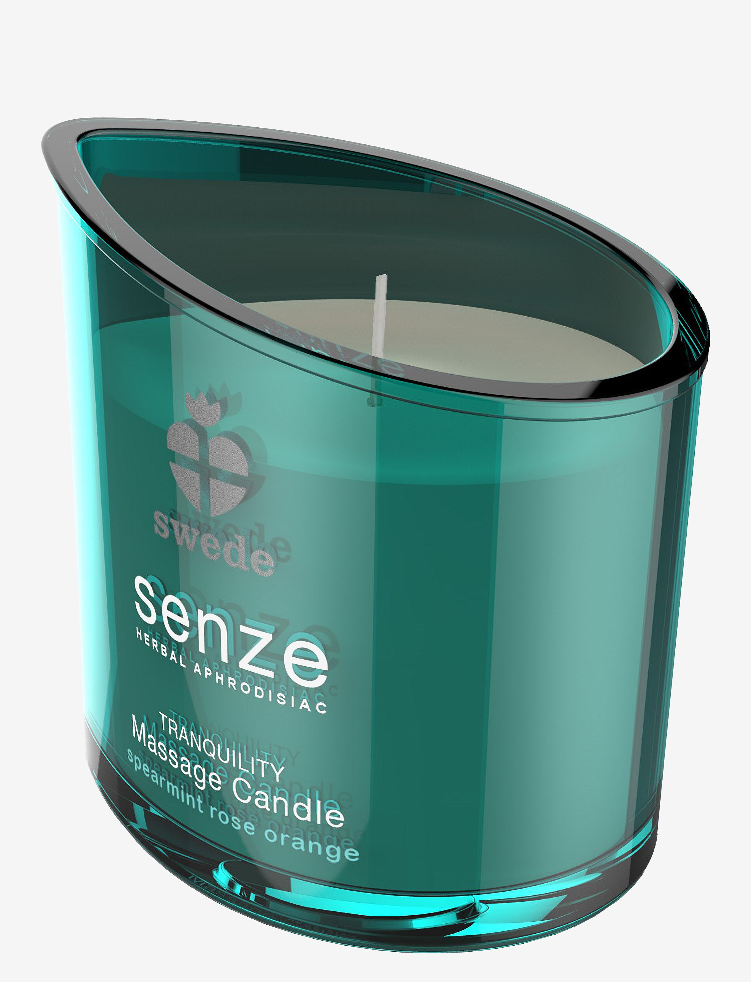 Swede - Swede Tranquility Massage Candle - Spearmint Rose Orange - glidecreme & olier - blue - 2