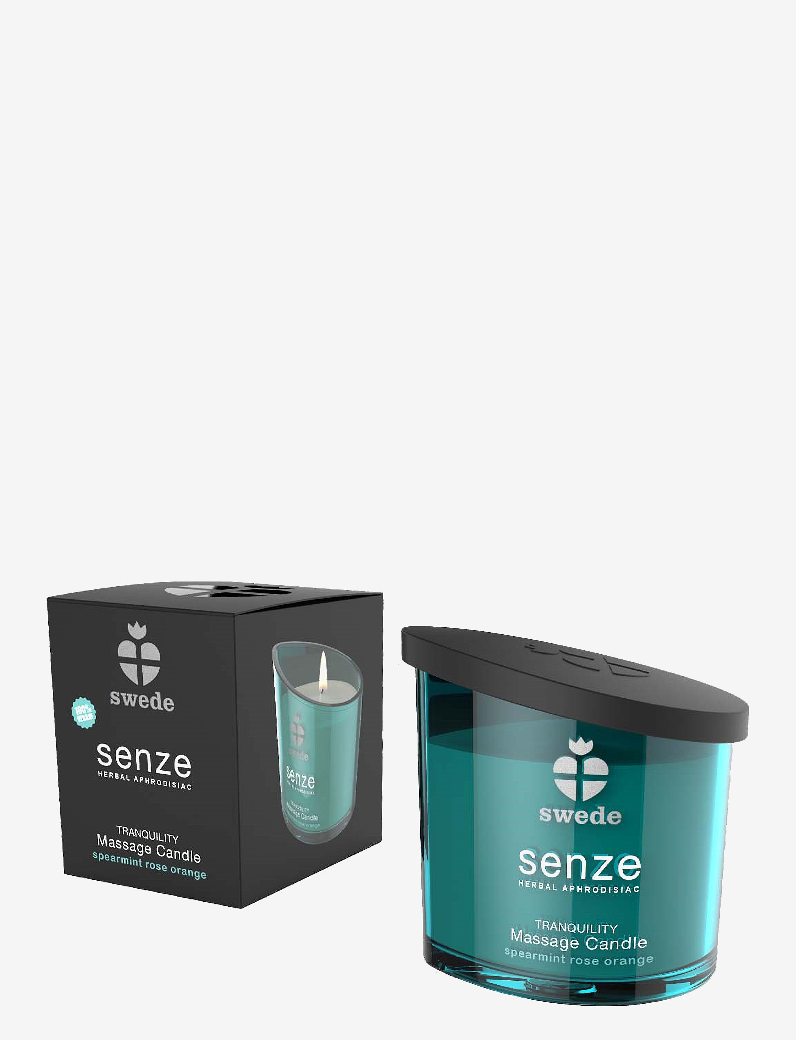 Swede - Swede Tranquility Massage Candle - Spearmint Rose Orange - glidecreme & olier - blue - 3