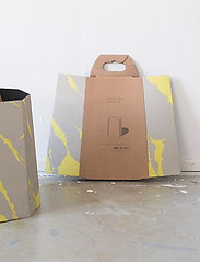 Swedish Ninja - CHIMNEY Paperbin - birthday gifts - yellow/grey - 1