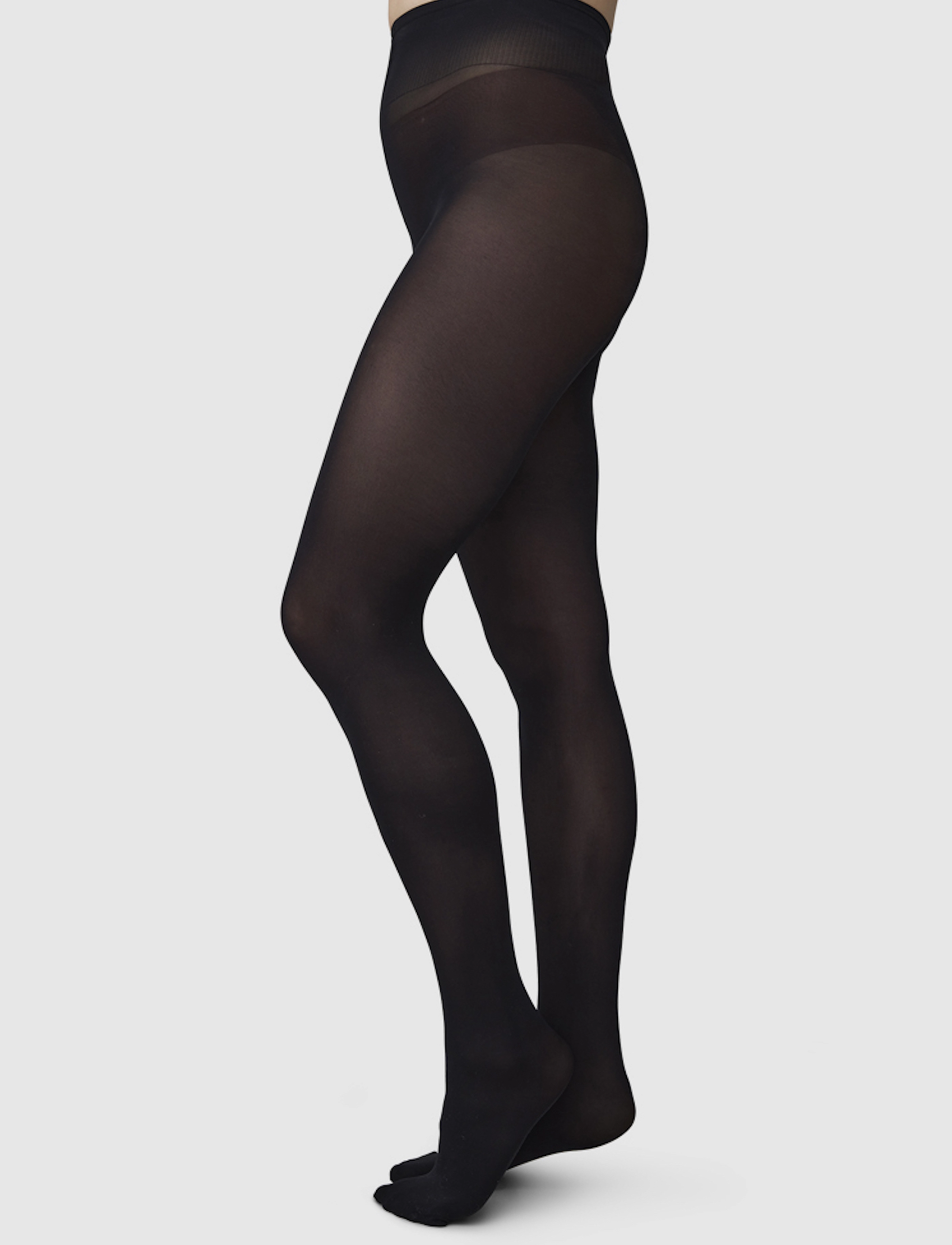 Swedish Stockings Olivia Premium Tights - Swedish Stockings - BLACK / black