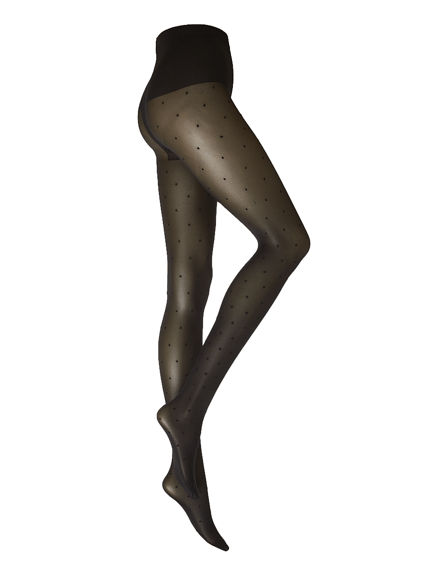 Swedish Stockings - Doris Dots tights 40D - erilised sündmused - black - 1
